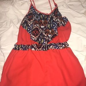 Red romper
